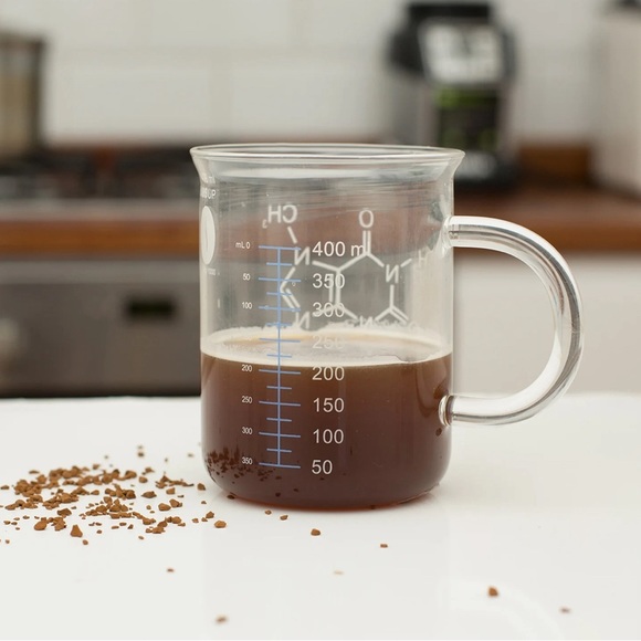 Caffeine Chemistry Beaker Coffee Mug 400ml - Picture 2 of 9